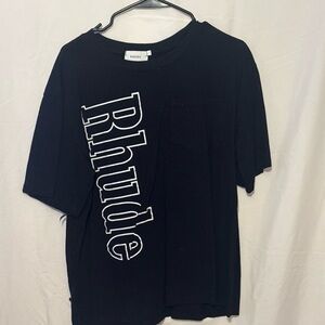 Rhude Midnight Black Logo Tee